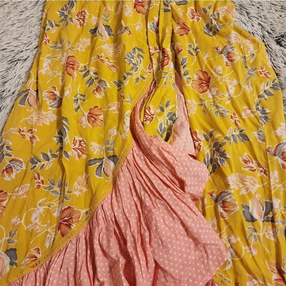 Solitaire Bali wrap style ruffle prairie maxi skirt size XL NEW!!! - Picture 4 of 8